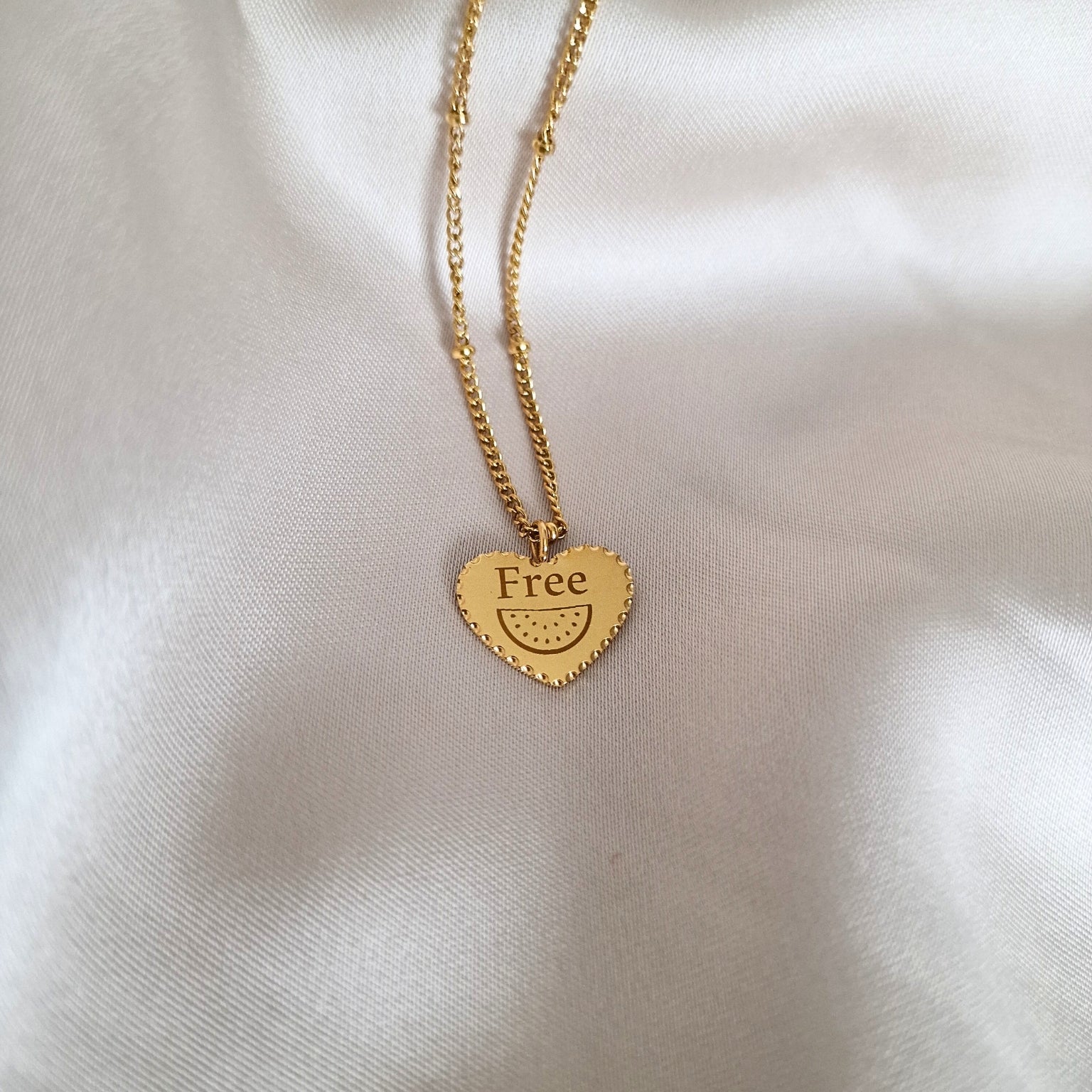 Herz Halskette mit Gravur - HILALING