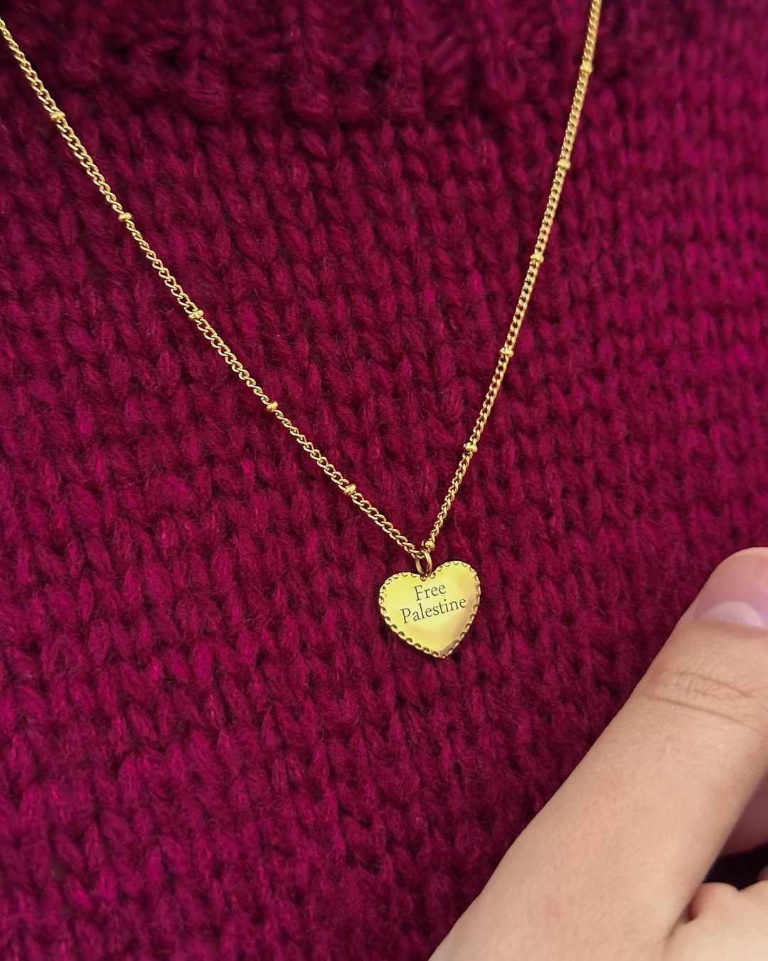 Herz Halskette mit gratis Gravur