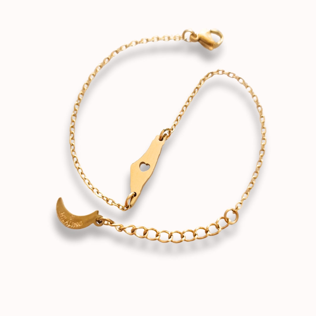 Palästina Armband Herz - HILALING
