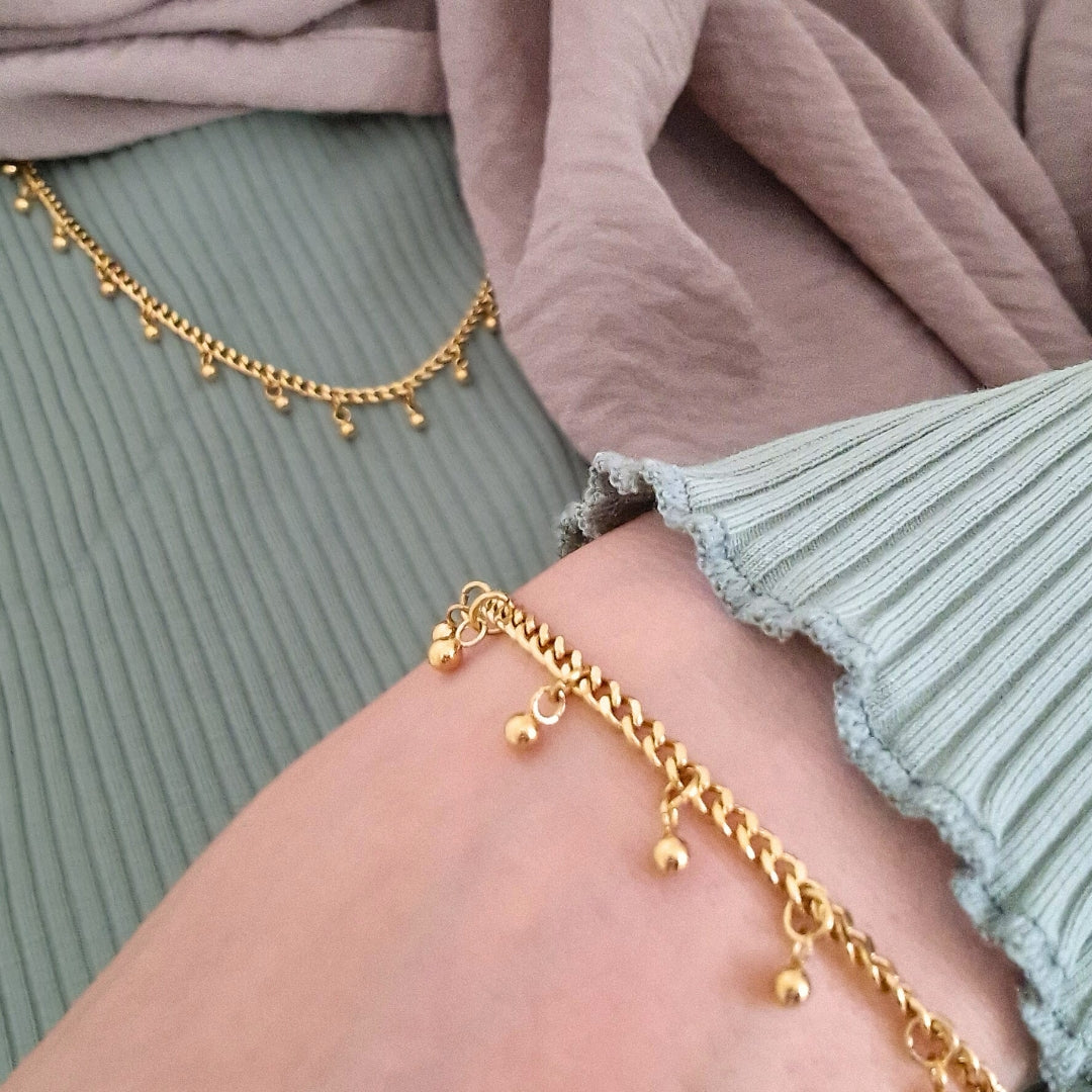 Golden beads Armband - HILALING