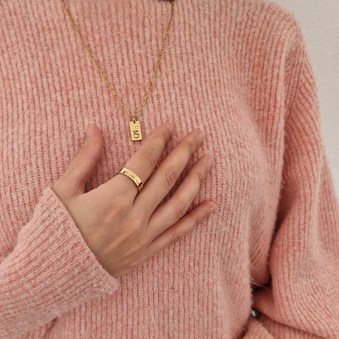 Personalisierte Paperclip-Halskette – mit individueller Gravur