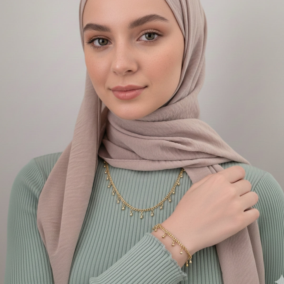 Golden Beads Halskette - Bollywood Vibes