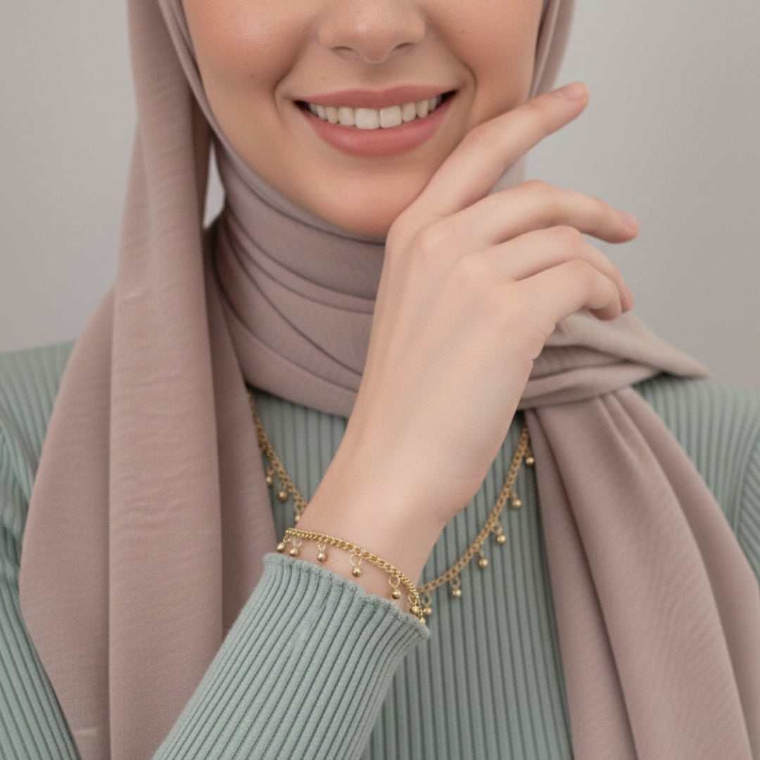 Golden beads Armband - Bollywood vibes