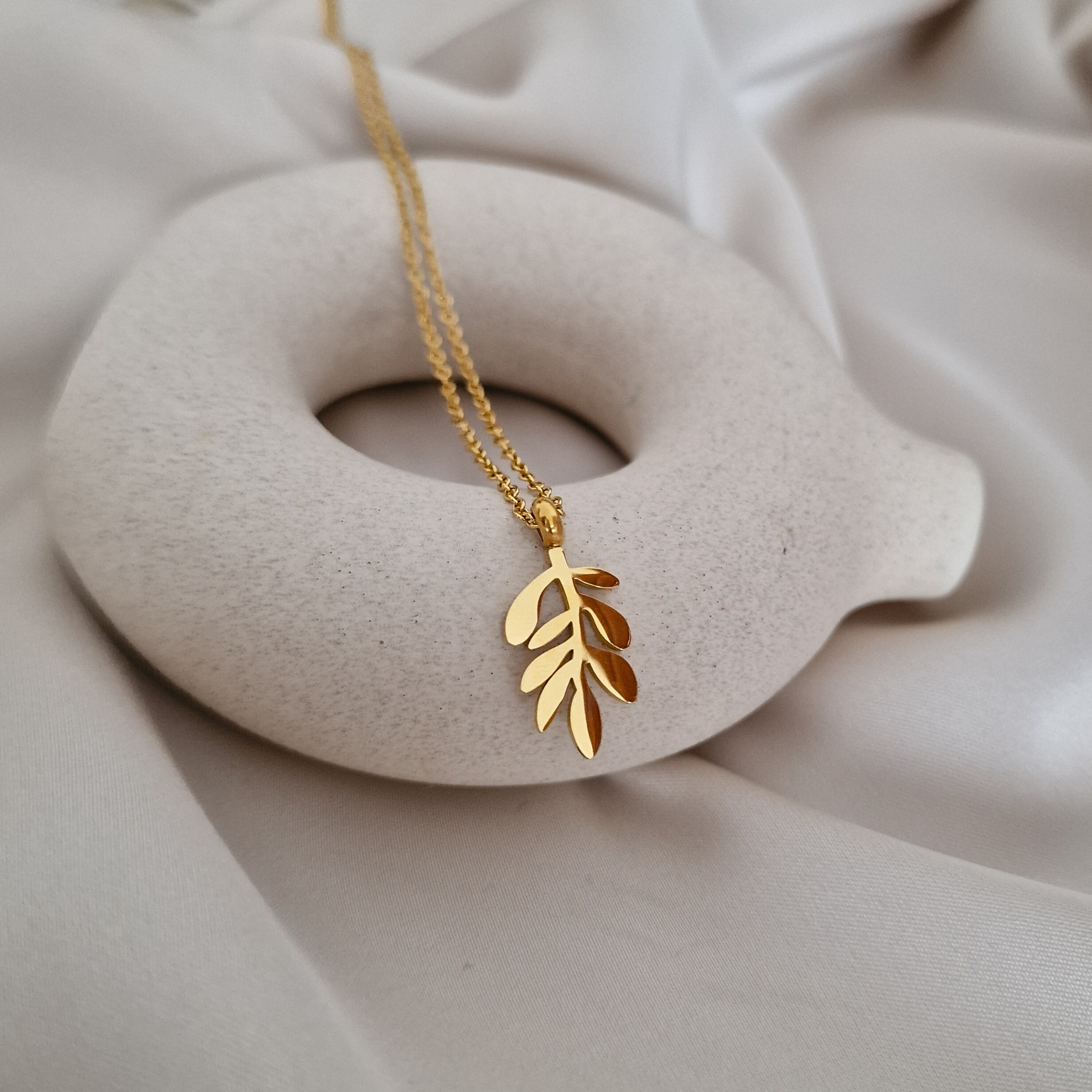 Olivenzweig Halskette - HILALING