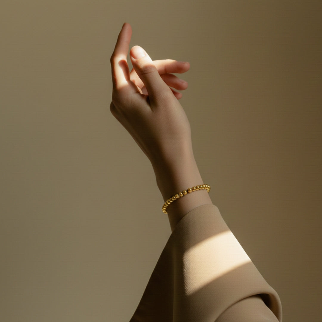 Tesbih Armband - deine Gebetskette to Go mit kleinen Perlen