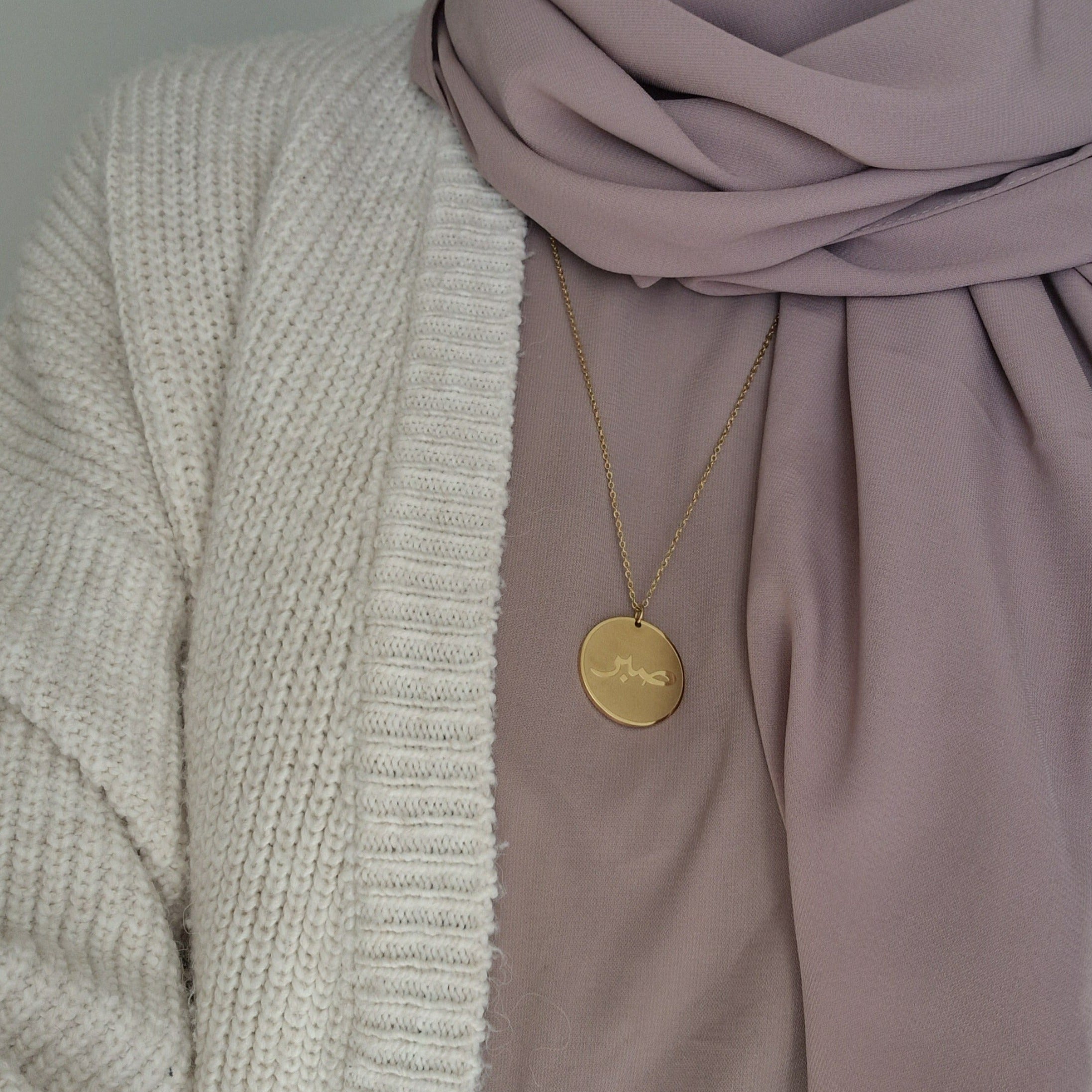 Sabr Halskette rund gold