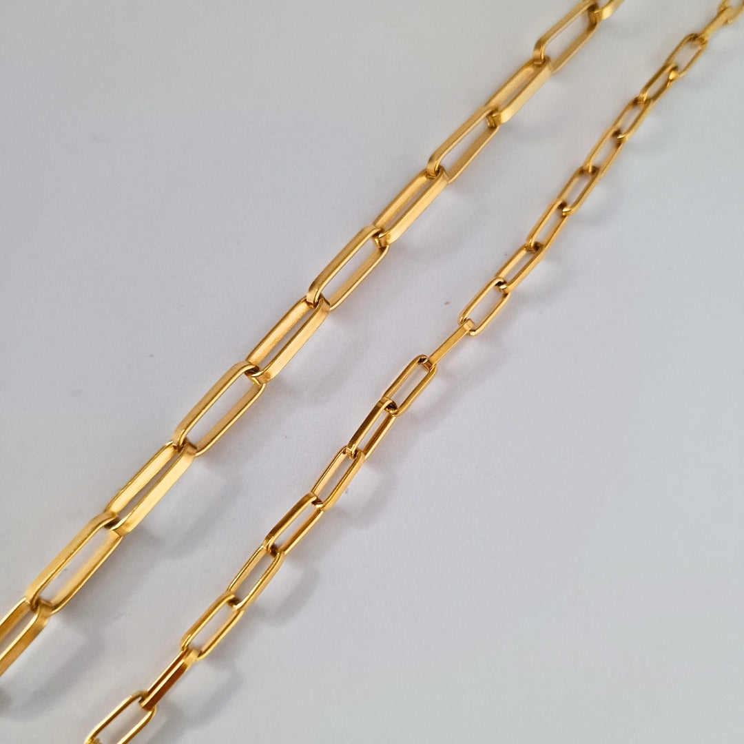 Paperclip Armband (für Anhänger)