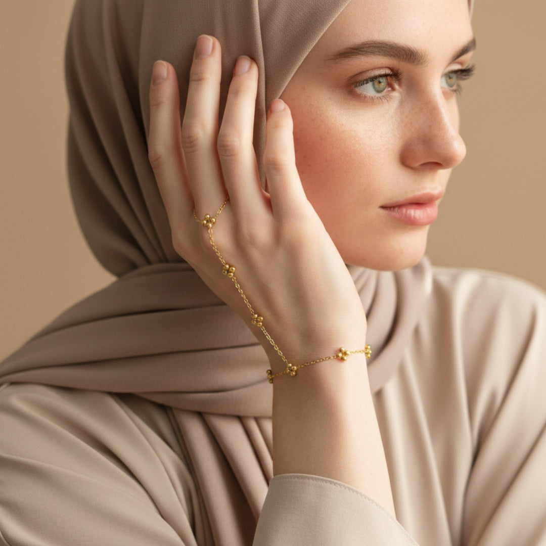 Henna-inspirierte Handkette