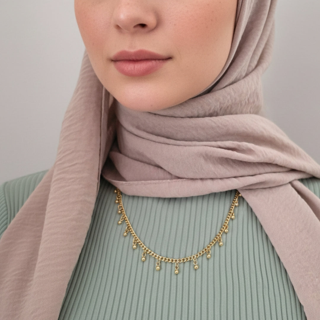 Golden Beads Halskette - Bollywood Vibes