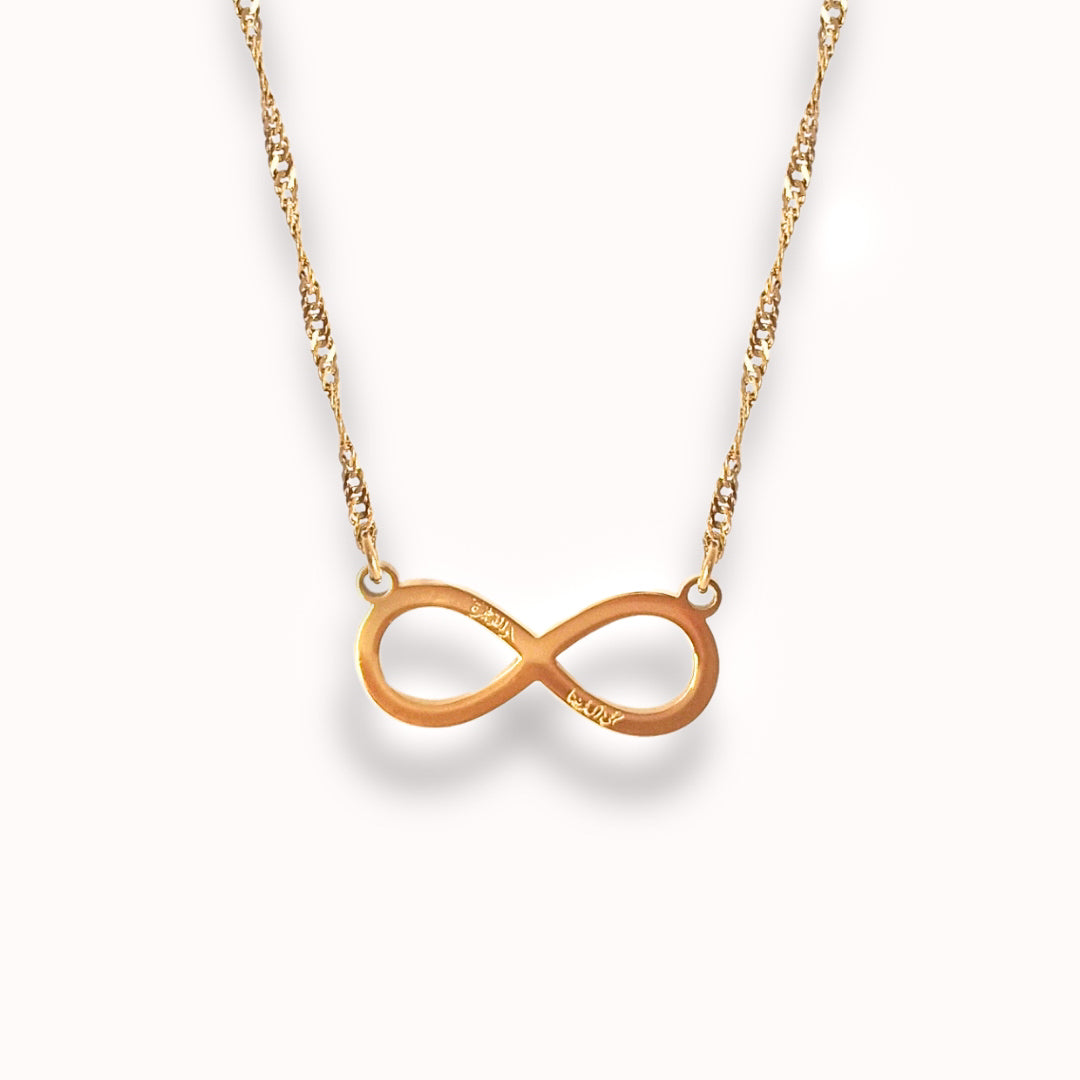 Infinity Halskette mit Inschrift - HILALING