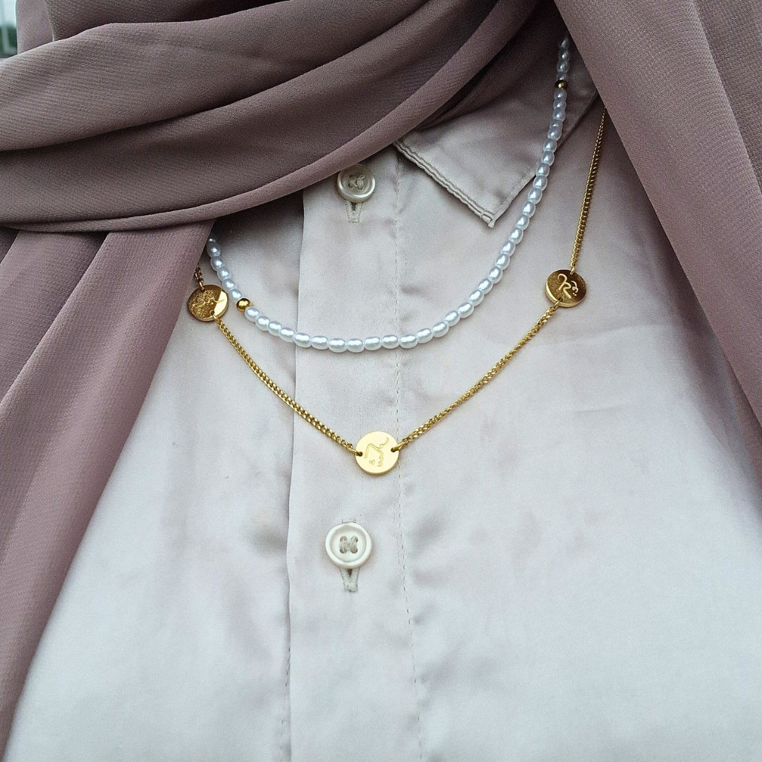 Perlen Tesbih Halskette